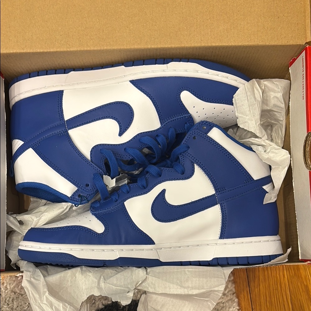 Jordan high top dunks